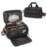 Maxbell Tool Tote Bag Zipper Tools Carrying Tote for Handymen Birthday Gift Plumbers
