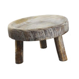 Maxbell Wooden Planter Stool Stand Flower Pot Support for Farmhouse Bedroom Bathroom