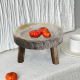 Maxbell Wooden Planter Stool Stand Flower Pot Support for Farmhouse Bedroom Bathroom