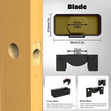 Maxbell Door Latch Mortise Tool Help Remove Material Versatile Scoring and Chiseling Green
