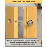 Maxbell Door Latch Mortise Tool Help Remove Material Versatile Scoring and Chiseling Green