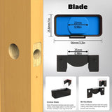 Maxbell Door Latch Mortise Tool Help Remove Material Versatile Scoring and Chiseling Blue