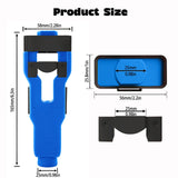 Maxbell Door Latch Mortise Tool Help Remove Material Versatile Scoring and Chiseling Blue
