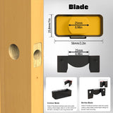 Maxbell Door Latch Mortise Tool Help Remove Material Versatile Scoring and Chiseling Yellow