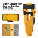 Maxbell Door Latch Mortise Tool Help Remove Material Versatile Scoring and Chiseling Yellow