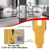 Maxbell Door Latch Mortise Tool Help Remove Material Versatile Scoring and Chiseling Yellow