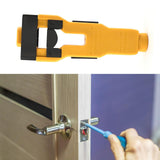Maxbell Door Latch Mortise Tool Help Remove Material Versatile Scoring and Chiseling Yellow