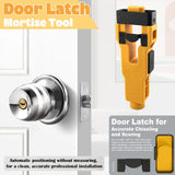 Maxbell Door Latch Mortise Tool Help Remove Material Versatile Scoring and Chiseling Yellow
