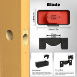 Maxbell Door Latch Mortise Tool Help Remove Material Versatile Scoring and Chiseling Orange