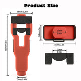 Maxbell Door Latch Mortise Tool Help Remove Material Versatile Scoring and Chiseling Orange
