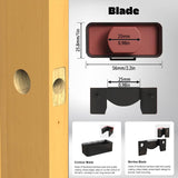 Maxbell Door Latch Mortise Tool Help Remove Material Versatile Scoring and Chiseling Red