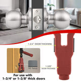 Maxbell Door Latch Mortise Tool Help Remove Material Versatile Scoring and Chiseling Red