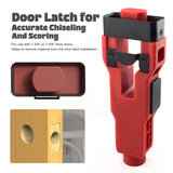Maxbell Door Latch Mortise Tool Help Remove Material Versatile Scoring and Chiseling Red
