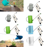 Maxbell 1.5L Watering Can Portable Long Nozzle for House Plants Flower Bonsai Plants grey