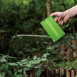 Maxbell 1.5L Watering Can Portable Long Nozzle for House Plants Flower Bonsai Plants green