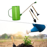 Maxbell 1.5L Watering Can Portable Long Nozzle for House Plants Flower Bonsai Plants green