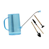 Maxbell 1.5L Watering Can Portable Long Nozzle for House Plants Flower Bonsai Plants blue