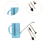 Maxbell 1.5L Watering Can Portable Long Nozzle for House Plants Flower Bonsai Plants blue