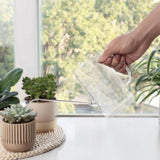 Maxbell 1.5L Watering Can Portable Long Nozzle for House Plants Flower Bonsai Plants clear