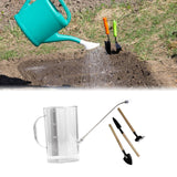 Maxbell 1.5L Watering Can Portable Long Nozzle for House Plants Flower Bonsai Plants clear