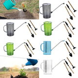 Maxbell 2000ml Indoor Watering Can Long Nozzle for House Plants Plants Garden Flower grey
