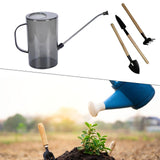 Maxbell 2000ml Indoor Watering Can Long Nozzle for House Plants Plants Garden Flower grey
