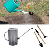 Maxbell 2000ml Indoor Watering Can Long Nozzle for House Plants Plants Garden Flower grey
