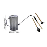 Maxbell 2000ml Indoor Watering Can Long Nozzle for House Plants Plants Garden Flower grey