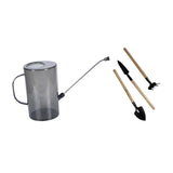 Maxbell 2000ml Indoor Watering Can Long Nozzle for House Plants Plants Garden Flower grey