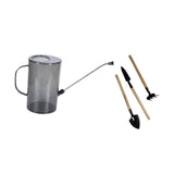 Maxbell 2000ml Indoor Watering Can Long Nozzle for House Plants Plants Garden Flower grey