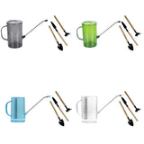 Maxbell 2000ml Indoor Watering Can Long Nozzle for House Plants Plants Garden Flower grey