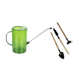 Maxbell 2000ml Indoor Watering Can Long Nozzle for House Plants Plants Garden Flower green
