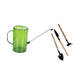 Maxbell 2000ml Indoor Watering Can Long Nozzle for House Plants Plants Garden Flower green