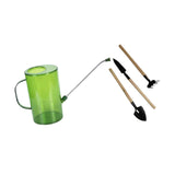 Maxbell 2000ml Indoor Watering Can Long Nozzle for House Plants Plants Garden Flower green