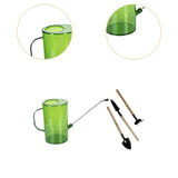 Maxbell 2000ml Indoor Watering Can Long Nozzle for House Plants Plants Garden Flower green