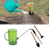 Maxbell 2000ml Indoor Watering Can Long Nozzle for House Plants Plants Garden Flower green