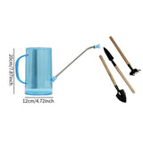 Maxbell 2000ml Indoor Watering Can Long Nozzle for House Plants Plants Garden Flower blue
