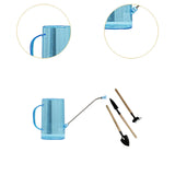 Maxbell 2000ml Indoor Watering Can Long Nozzle for House Plants Plants Garden Flower blue