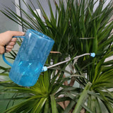 Maxbell 2000ml Indoor Watering Can Long Nozzle for House Plants Plants Garden Flower blue
