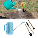 Maxbell 2000ml Indoor Watering Can Long Nozzle for House Plants Plants Garden Flower blue
