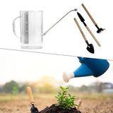 Maxbell 2000ml Indoor Watering Can Long Nozzle for House Plants Plants Garden Flower clear