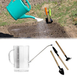 Maxbell 2000ml Indoor Watering Can Long Nozzle for House Plants Plants Garden Flower clear