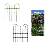 Maxbell Garden Trellis for Climbing Plants Outdoor Stands for Flowers Raised Bed Pea green