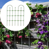 Maxbell Garden Trellis for Climbing Plants Outdoor Stands for Flowers Raised Bed Pea green