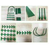 Maxbell Garden Trellis for Climbing Plants Outdoor Stands for Flowers Raised Bed Pea green