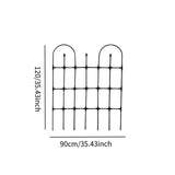 Maxbell Garden Trellis for Climbing Plants Outdoor Stands for Flowers Raised Bed Pea black