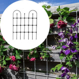 Maxbell Garden Trellis for Climbing Plants Outdoor Stands for Flowers Raised Bed Pea black