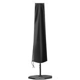 Maxbell Garden Parasol Cover Dust Protection Umbrella Cover for Yard Patio Courtyard Black without Pole