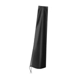 Maxbell Garden Parasol Cover Dust Protection Umbrella Cover for Yard Patio Courtyard Black without Pole