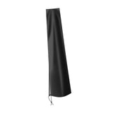 Maxbell Garden Parasol Cover Dust Protection Umbrella Cover for Yard Patio Courtyard Black without Pole